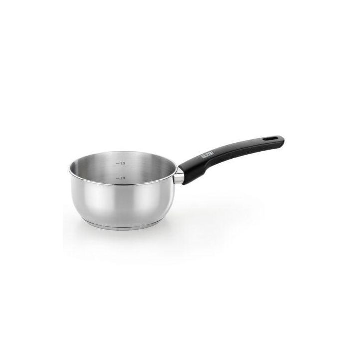 Monix M243816 Cazo Élite Acero Inoxidable 18/10 Ø16cm, compatible con Inducción y Todo Tipo de Cocinas, Tapa de Vidrio Monix M243816 Cazo Élite Acero Inoxidable 18/10 Ø16cm, compatible con Inducción y Todo Tipo de Cocinas, Tapa de Vidrio