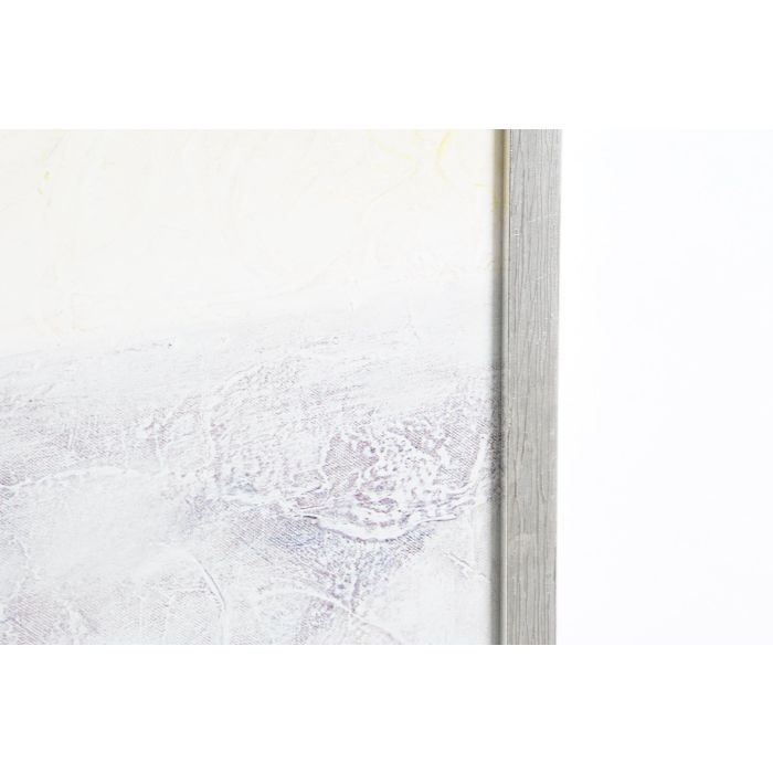 DKD Home Decor Cuadro Abstracto Beige Naranja Gris Plateado Cristal PS 3 x 100 x 70 cm (2 Unidades) 2