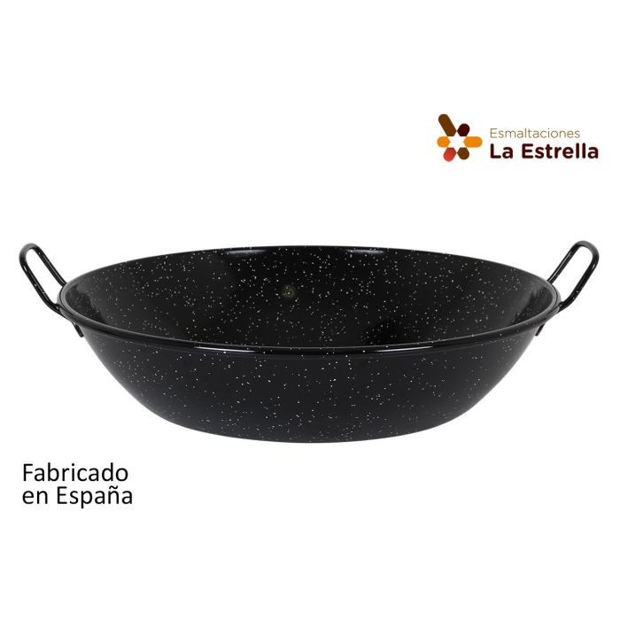 Paellera honda bordonada 55 cm - 25L Jaspeada, La Estrella (4 Unidades) Paellera honda bordonada 55 cm - 25L Jaspeada, La Estrella (4 Unidades)