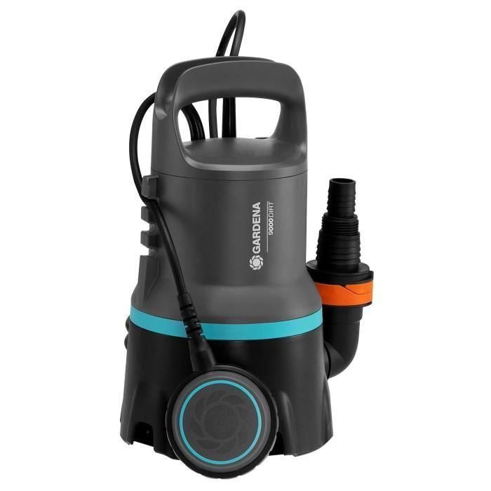 Gardena 9000 Bomba de aguas residuales, 300W, 9000l/h, paso de partículas 25mm, flotador automático, 0.6 bar Gardena 9000 Bomba de aguas residuales, 300W, 9000l/h, paso de partículas 25mm, flotador automático, 0.6 bar