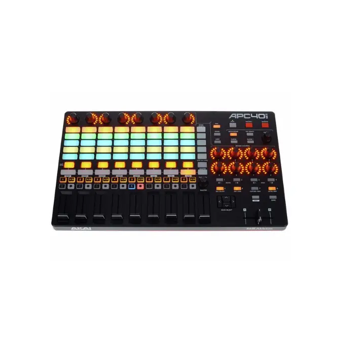 AKAIPRO APC40 MK2 Controlador USB para Ableton Live con Matriz de Clips RGB y 8 Faders Asignables 1