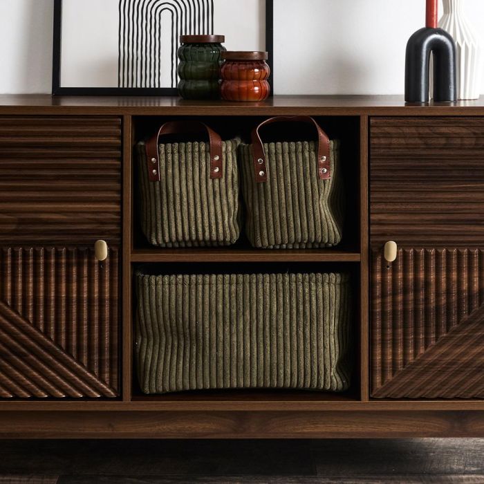 Juego De 3 Cestas Verdes Scott Home Deco Factory 6 Juego De 3 Cestas Verdes Scott Home Deco Factory 6