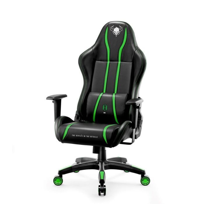 Silla Gaming Diablo Chairs Diablo X-One 2.0 Normal Size Negro Verde 0 Silla Gaming Diablo Chairs Diablo X-One 2.0 Normal Size Negro Verde 0