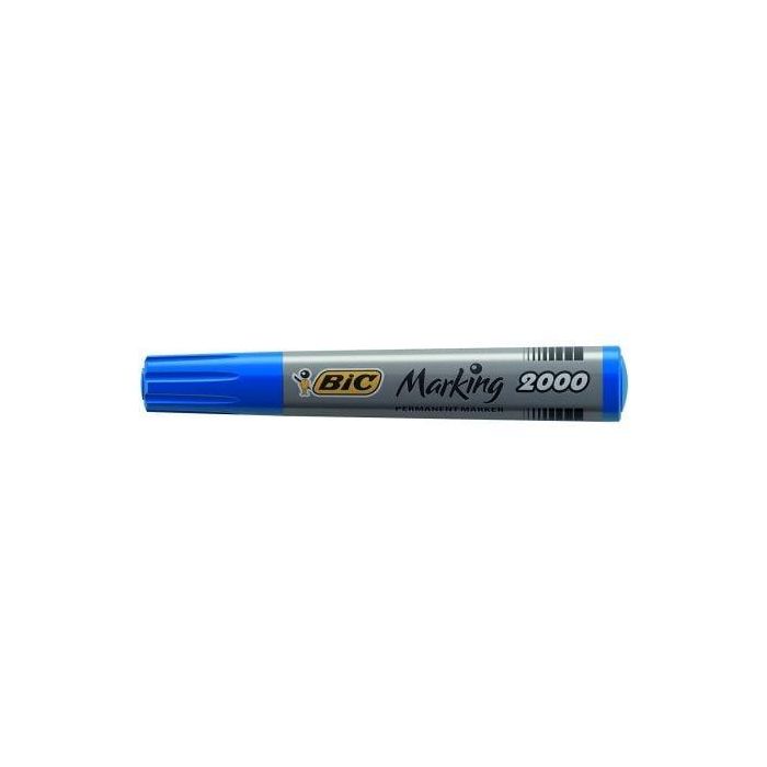 Rotulador permanente Bic Marking 2000 Azul 12 Piezas 1 Rotulador permanente Bic Marking 2000 Azul 12 Piezas 1