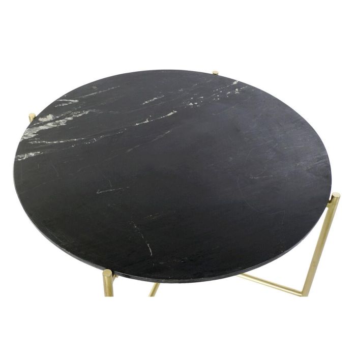 Mesa Centro Glam DKD Home Decor Negro Dorado 81 x 44 x 81 cm 3