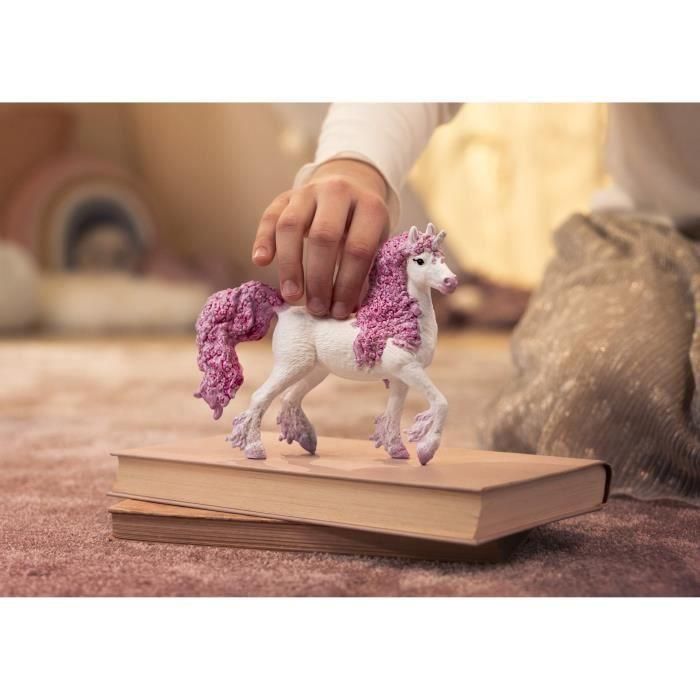 Figura de yegua con unicornio floral, SCHLEICH 70831 Bayala, 4 años 1