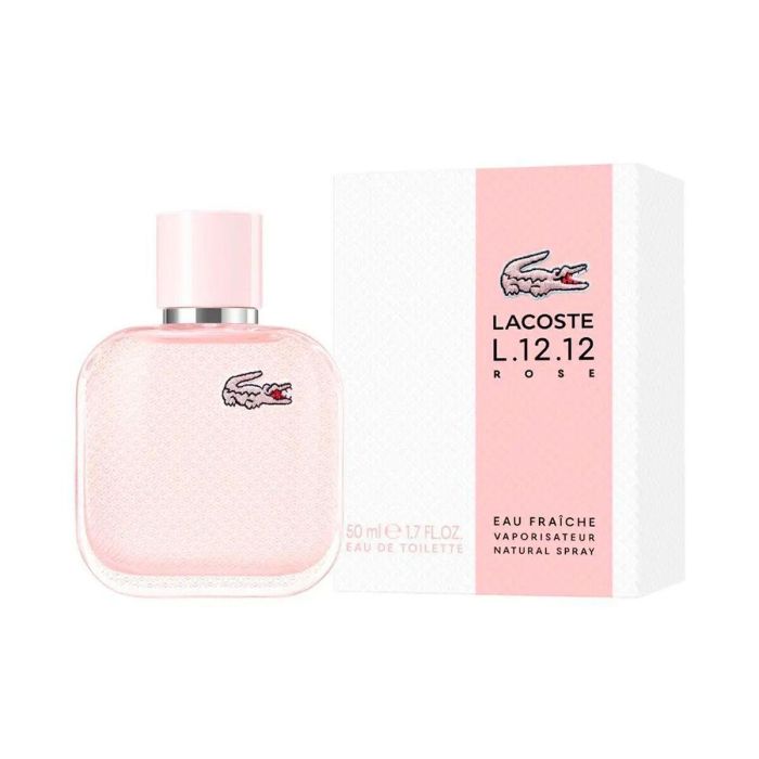 Lacoste L.12.12 ROSE EAU FRAICHE Eau de Toilette Vaporizador para Mujer, Aroma Floral Cítrico con Naranja Sanguina, 100 ml 1