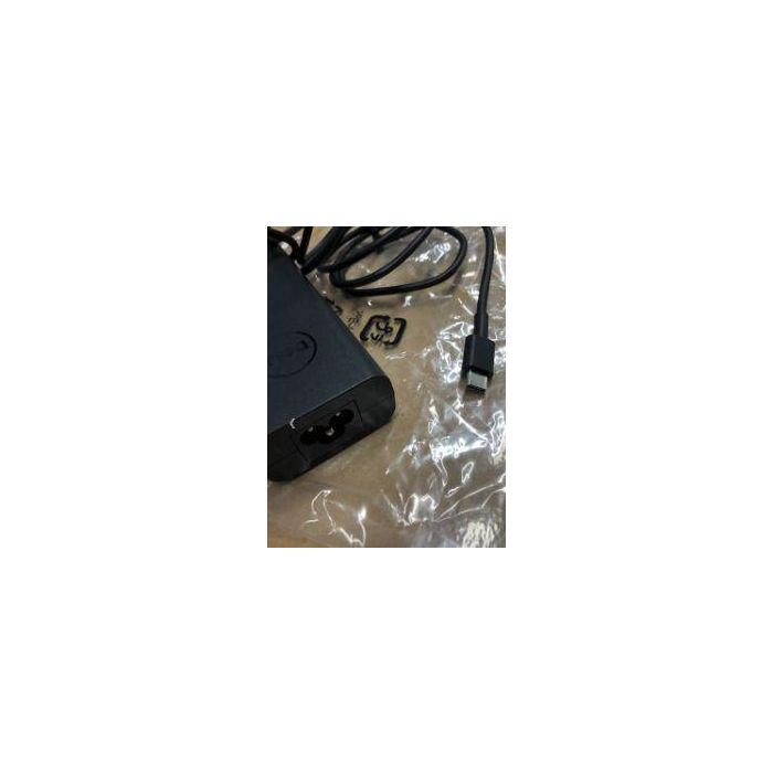 Dell AC Adapter, 65W, 19.5V, 3 Pin, Type C, C6 Power Cord Dell AC Adapter, 65W, 19.5V, 3 Pin, Type C, C6 Power Cord