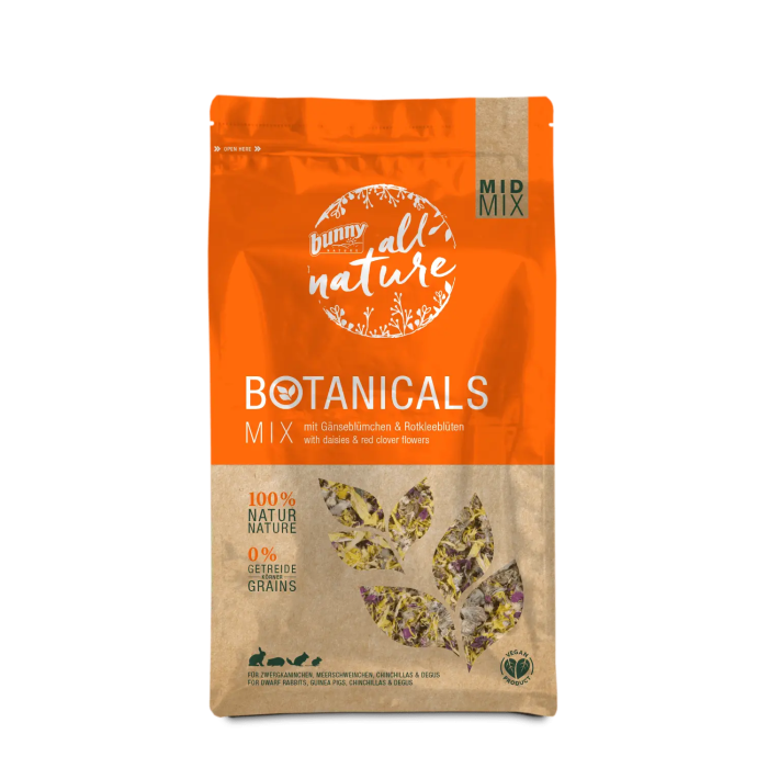 Bunny Nature Botanicals Mix Margaritas Y Flores Trevol Rojo 120 gr