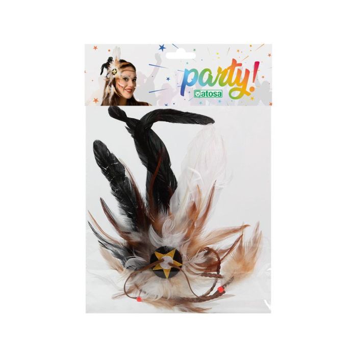 Cinta para el pelo estilo indio tribal de mujer para disfraces y fiestas temáticas 1