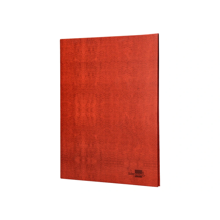 Liderpapel Carpeta 2 Anillas 40mm Mixtas Folio Cartón Cuero Compresor Plástico Resistente 3