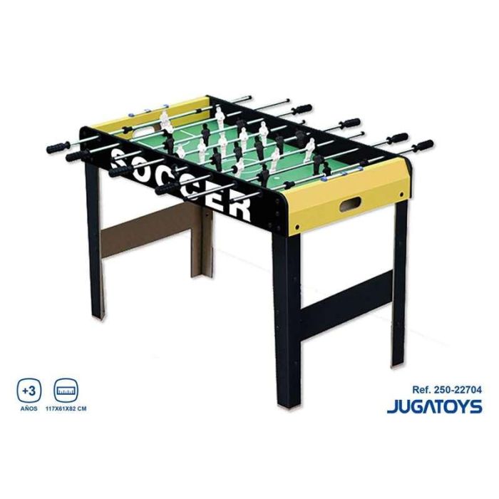 Futbolín madera incluye 2 bolas y marcadores de puntuación 117x61x82cm 3 Futbolín madera incluye 2 bolas y marcadores de puntuación 117x61x82cm 3