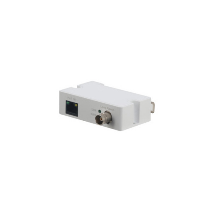 (DH-LR1002-1EC-V2) DAHUA CONVERTIDOR RECEPTOR RJ45 – BNC, 400M/100MBPS &amp; 1000M/10MBPS, ETHERNET DE LARGO ALCANCE A TRAVÉS DE CABLE COAXIAL RG59 (NO INCLUIDO)