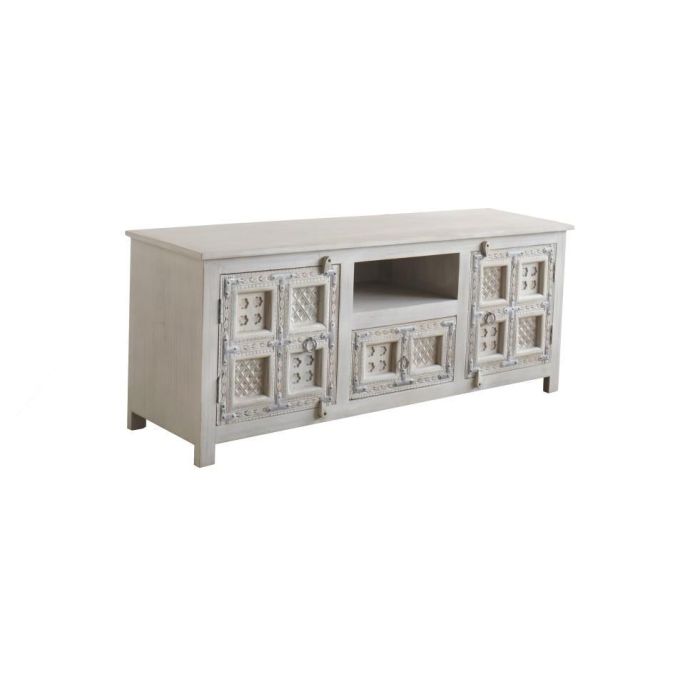 DKD Home Decor Mueble TV Blanco 151 x 60 x 40 cm 1