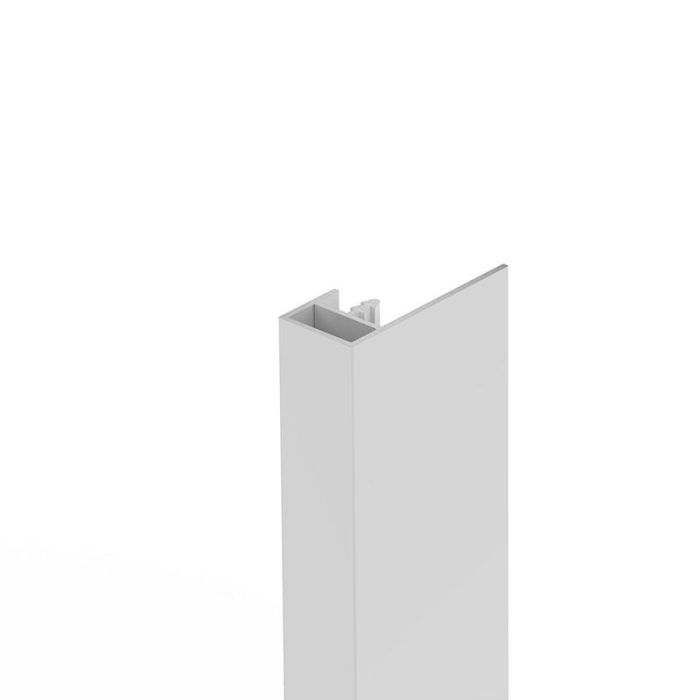Trentadue Perfil Vertical Ateneo SP16 Aluminio 2.45m Plata Mate para Muebles sin Tirador (6 Unidades)