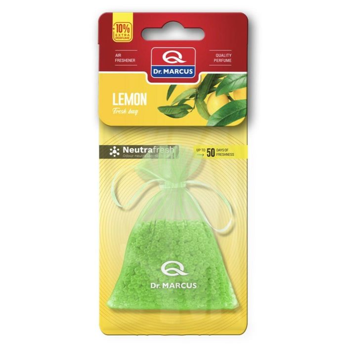 Ambientador para Coche Dr Marcus Fresh Bag Limón Fragancia Bolsita 1