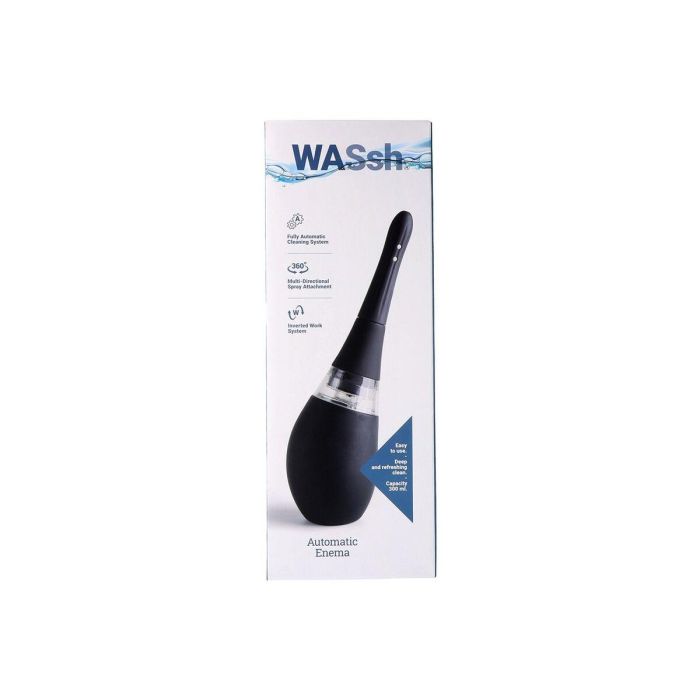 Lavativa Con Tapón Anal Expandible Virgite Negro 300 ml 3 Lavativa Con Tapón Anal Expandible Virgite Negro 300 ml 3