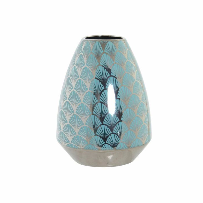Jarrón DKD Home Decor Turquesa Porcelana Oriental (18 x 18 x 24 cm) 0 Jarrón DKD Home Decor Turquesa Porcelana Oriental (18 x 18 x 24 cm) 0