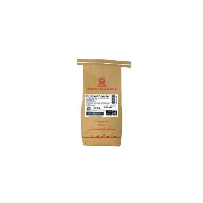 Arroz Redondo Integral 3Kg. Bio