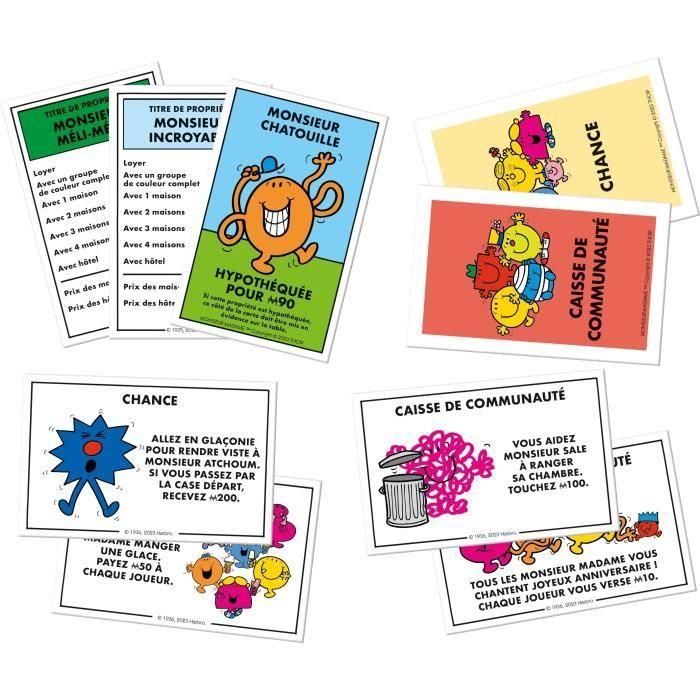 Winning Moves WIN1698740636980 - Monopoly Monsieur Madame - Juego de Mesa - Protagonizado por personajes de Monsieur Madame 4