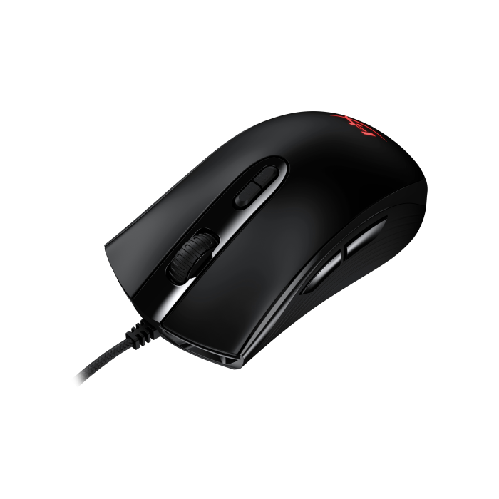 HyperX Ratón Gaming Pulsefire Core 4P4F8AA Óptico Negro 6200 DPI 7 Botones Programables RGB 2