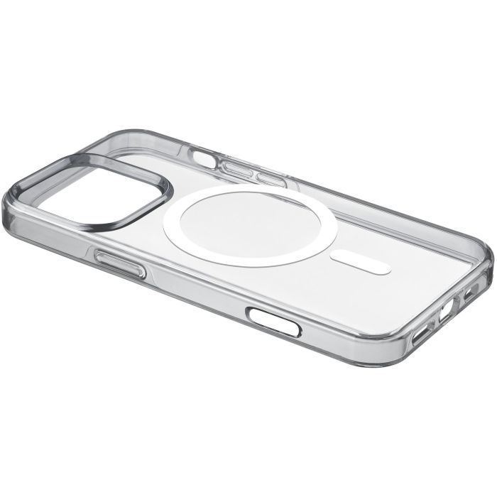 Cellularline Funda Gloss MagSafe para iPhone 16 Pro Transparente - Protección Resistente a Golpes y Arañazos