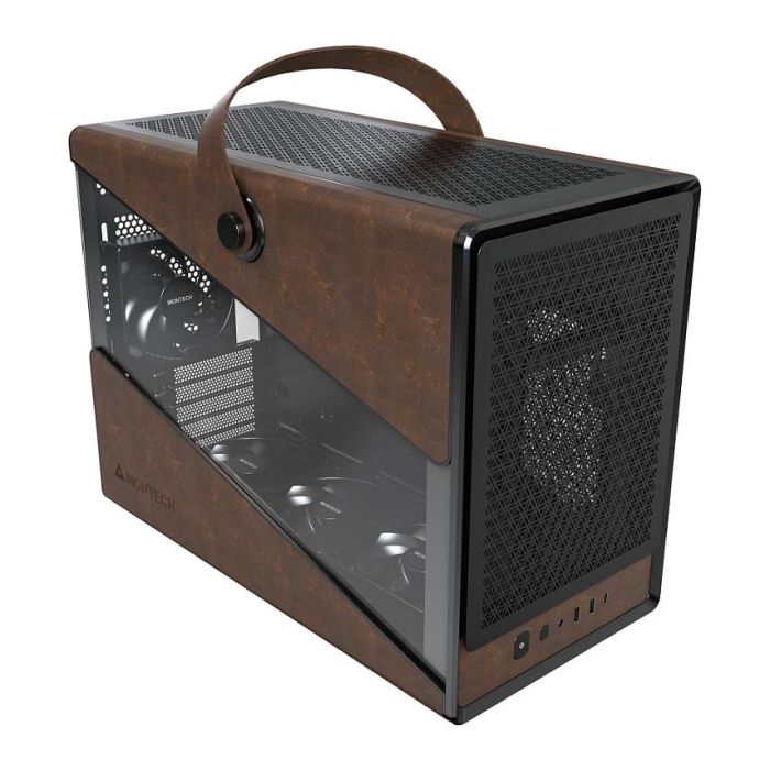 Montech Heritage 30 Pro TG Black/Brown Midi Tower para PC Negro micro ATX, Mini-ITX, Imitación piel 2 Montech Heritage 30 Pro TG Black/Brown Midi Tower para PC Negro micro ATX, Mini-ITX, Imitación piel 2