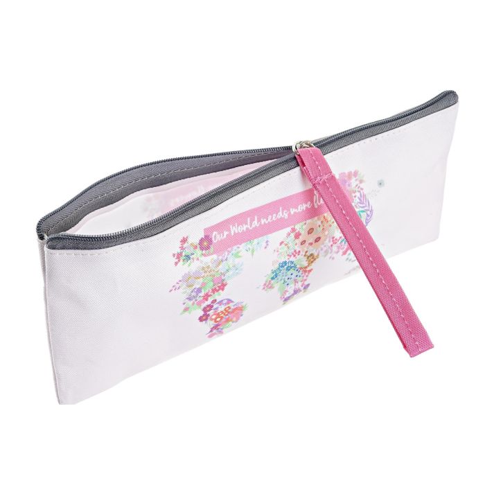 DKD Home Decor Estuche Azul Rosa 2.5 x 9.5 x 22.5 cm (12 Unidades) 2