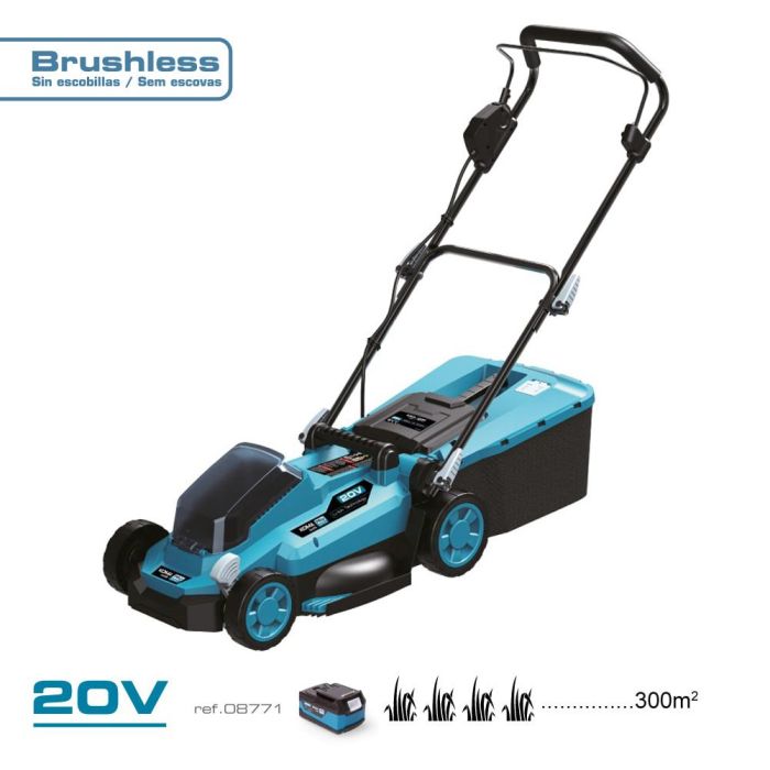 Koma Tools 20v-cc Cortacésped 20V Sin Batería ni Cargador 330mm Corte 30L Recogedor Pro Series 1