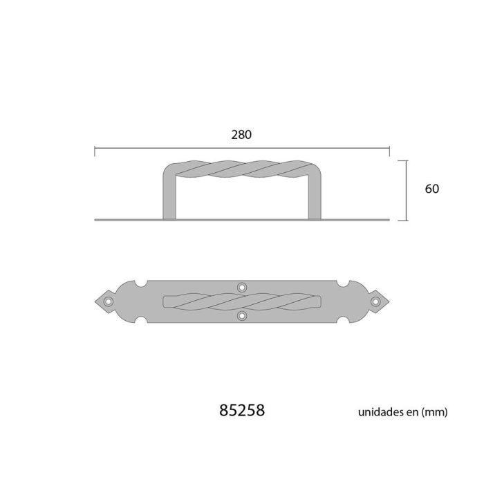 Bocallave 40x70mm inox 1