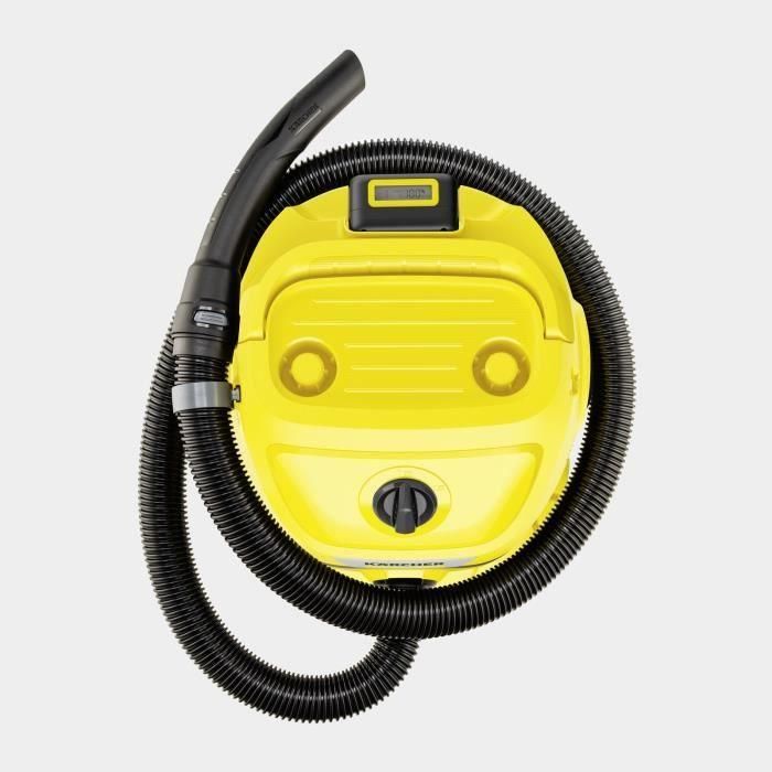 Aspirador de agua y polvo inalámbrico KARCHER WD 2-18 V-12/18 (con batería extraíble de 18 V/2,5 Ah y cargador) - (1.628-501.0) 1