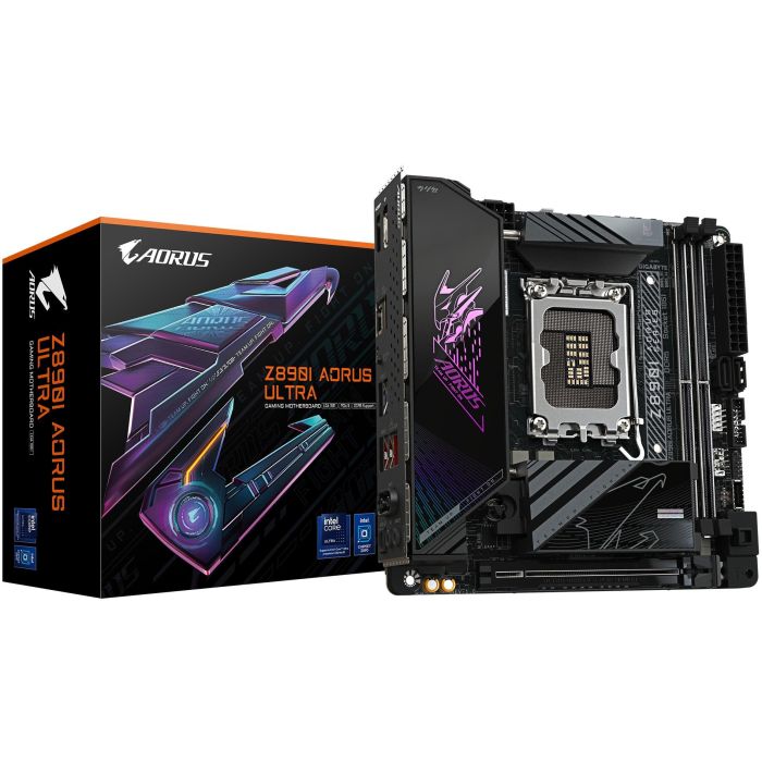 Gigabyte Z890I AORUS ULTRA Placa Base LGA 1851 DDR5 Wi-Fi 7 mini-ITX 0 Gigabyte Z890I AORUS ULTRA Placa Base LGA 1851 DDR5 Wi-Fi 7 mini-ITX 0
