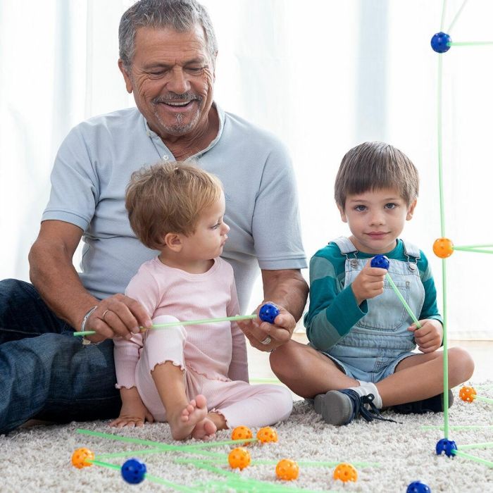 Kit de Construcción de Fuertes para Niños Builkitt InnovaGoods 155 Piezas 7 Kit de Construcción de Fuertes para Niños Builkitt InnovaGoods 155 Piezas 7