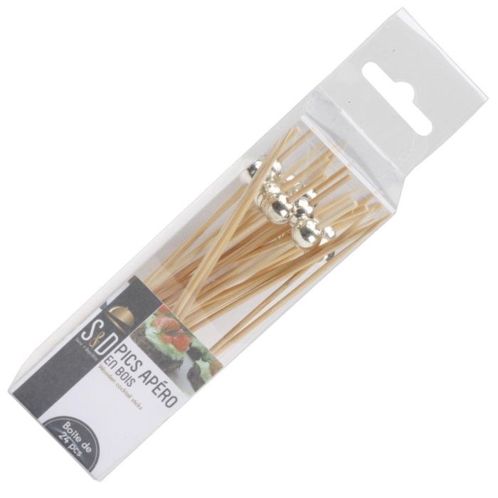 Saveur et Degustation Juego De 24 Pinchos Industriel 12 cm 4