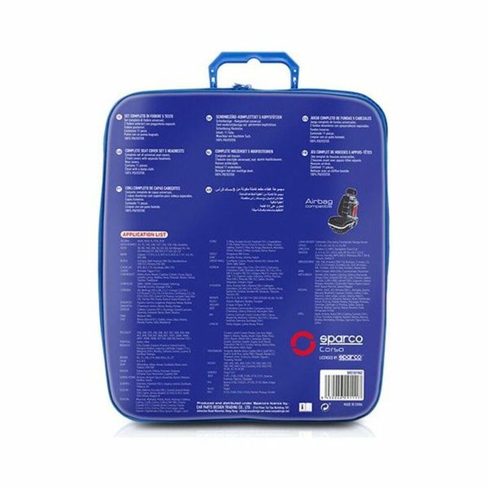 Fundas para Asientos de Coche Sparco S-Line Universal (11 pcs) 1 Fundas para Asientos de Coche Sparco S-Line Universal (11 pcs) 1