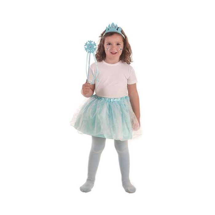 Disfraz infantil princesa hielo azul set 3-6 años Disfraz infantil princesa hielo azul set 3-6 años