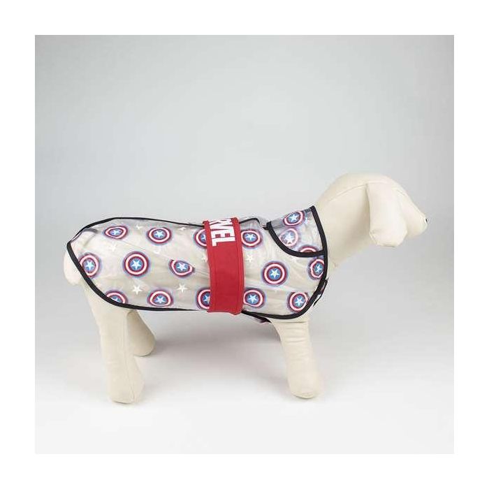 Cerdá Impermeable Ajustable para Perro Marvel Capitán América Avengers Talla M Rojo 2 Cerdá Impermeable Ajustable para Perro Marvel Capitán América Avengers Talla M Rojo 2