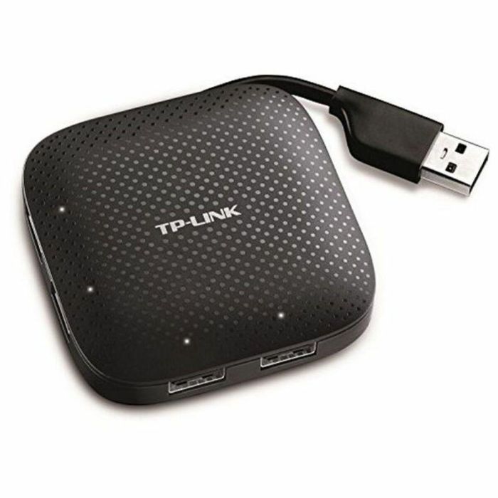 TP-Link UH400 Concentrador Hub USB 3.0 de 4 Puertos con Velocidad de 5Gbps, 10 Veces Más Rápido que USB 2.0, Sin Drivers
