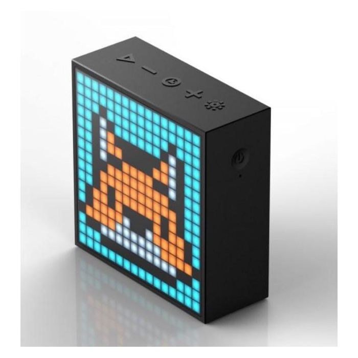 Divoom Timebox Evo Altavoz Bluetooth Inalámbrico Portátil Negro con Iluminación LED 6W 3