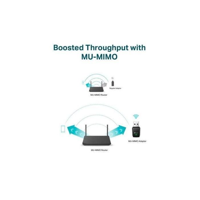 Mini Adaptador USB - WiFi TP-Link Archer T3U AC1300/ 1300Mbps 3 Mini Adaptador USB - WiFi TP-Link Archer T3U AC1300/ 1300Mbps 3