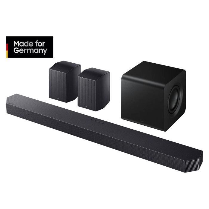Samsung Q-Series Soundbar HW-Q935GF 9.1.4 Canales con Dolby Atmos, DTS:X, Subwoofer Inalámbrico, Alexa & Google Assistant Compatible, Color Negro Titanio 1 Samsung Q-Series Soundbar HW-Q935GF 9.1.4 Canales con Dolby Atmos, DTS:X, Subwoofer Inalámbrico, Alexa & Google Assistant Compatible, Color Negro Titanio 1