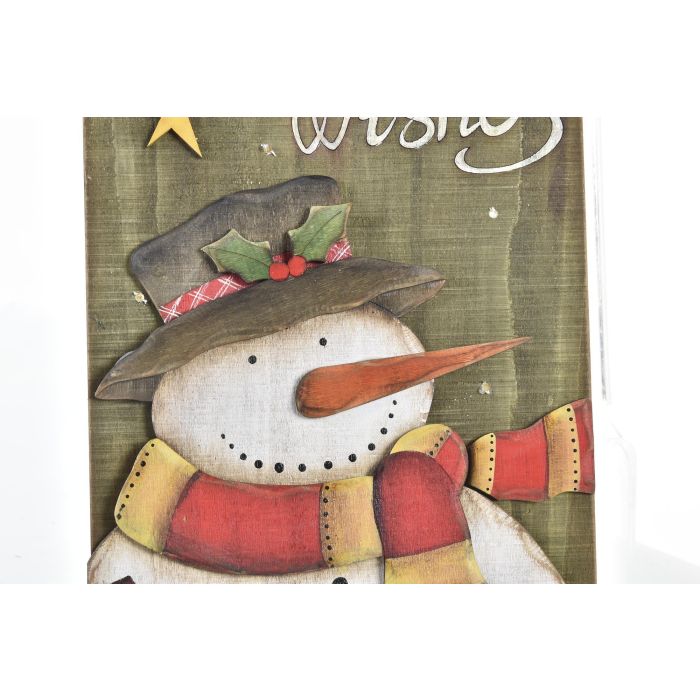 Decoracion Colgante Navidad Tradicional DKD Home Decor Verde Gris Oscuro 9.5 x 44 x 22 cm (4 Unidades) 3