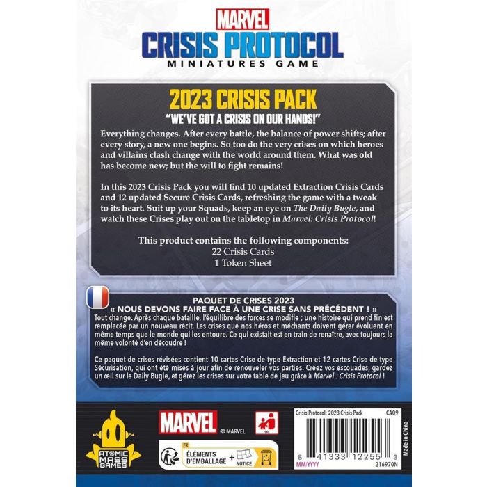 Marvel Crisis Protocol: Crisis Protocol Card Pack 2023 1