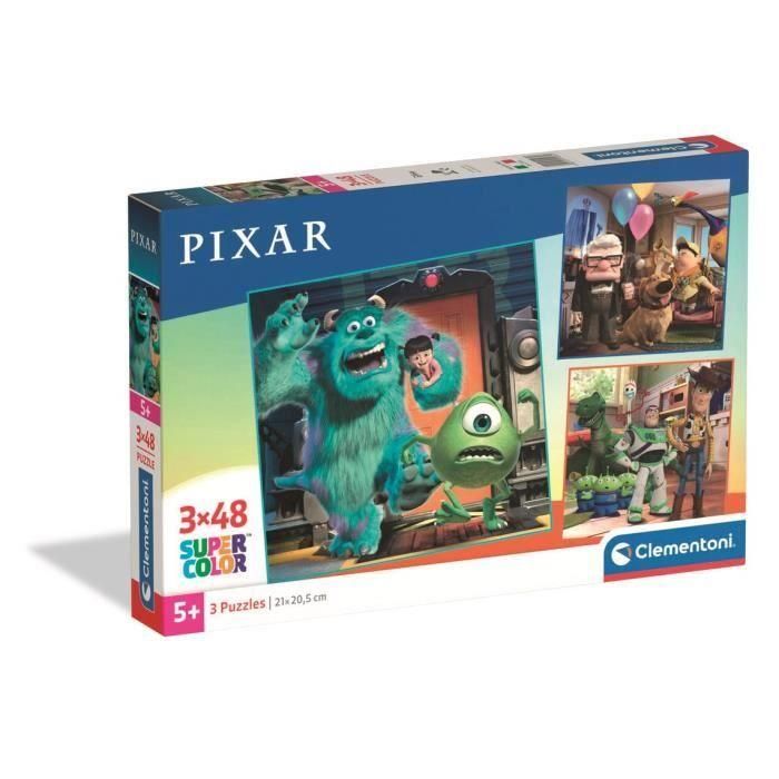 CLEMENTONI - 3x48 piezas - Disney Pixar CLEMENTONI - 3x48 piezas - Disney Pixar