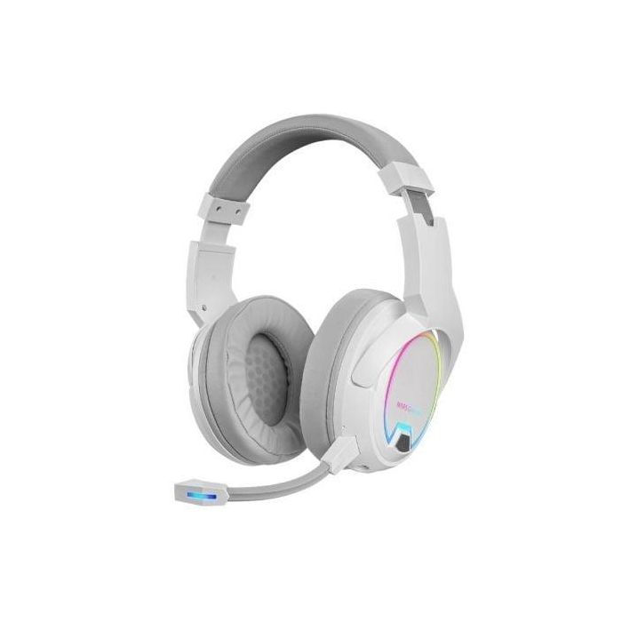 Auriculares Gaming Inalámbricos con Micrófono Mars Gaming MHW100/ Jack 3.5/ Blancos Auriculares Gaming Inalámbricos con Micrófono Mars Gaming MHW100/ Jack 3.5/ Blancos