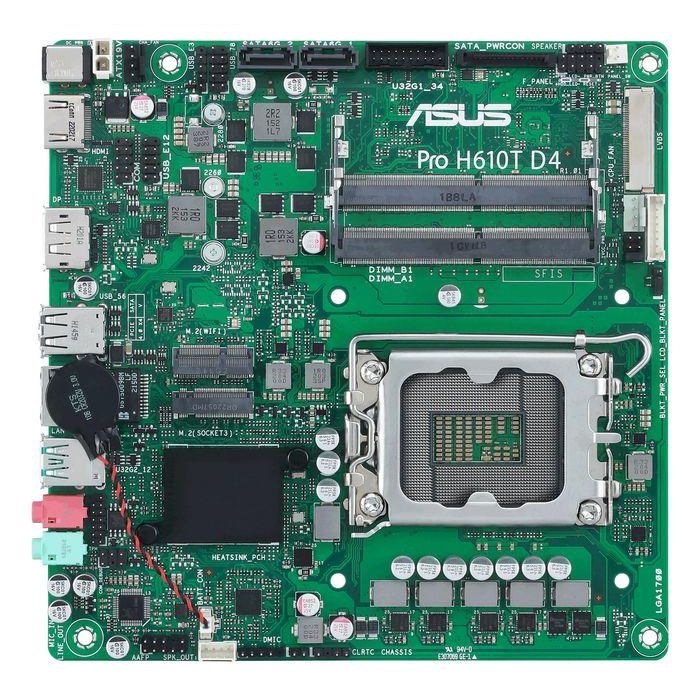 ASUS Placa Base Intel H610 LGA1700 Mini-ITX DDR4 para Empresas con M.2, HDMI, DP, ASUS CSM y Control Center Express 2