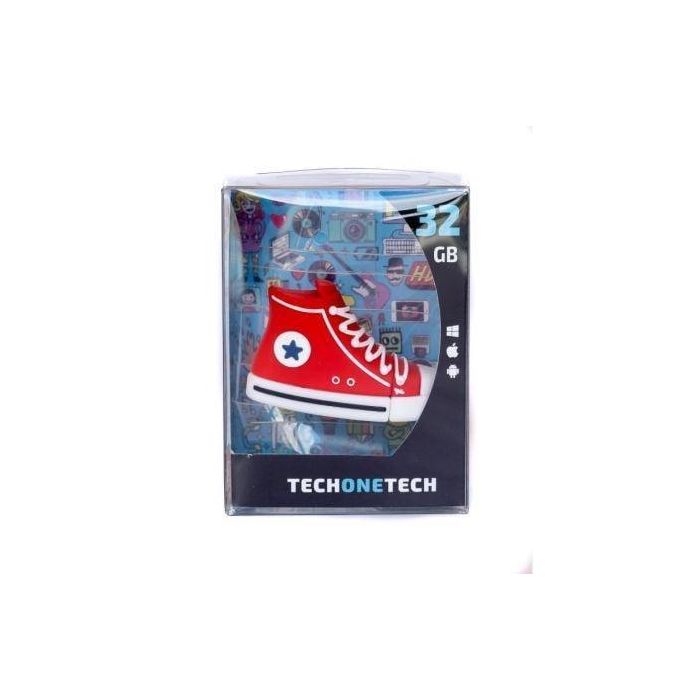 Pendrive 32GB Tech One Tech Red Reverse USB 2.0 3 Pendrive 32GB Tech One Tech Red Reverse USB 2.0 3