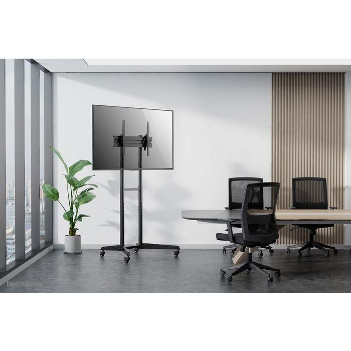 Neomounts FL50-540BL1 Carro Móvil Soporte de Suelo para Pantallas 37-70" Carga 50kg, Ajuste Altura 128.5-145cm, VESA 600x400 Negro 12