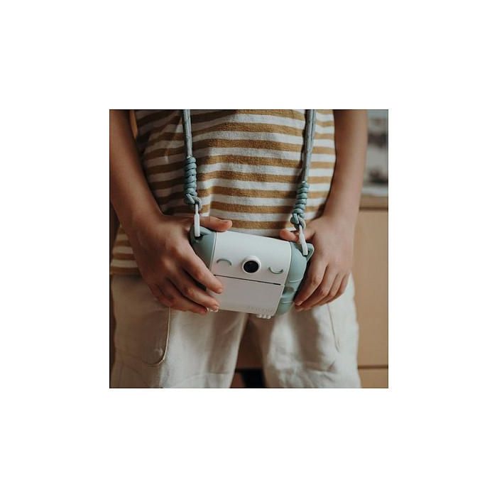 Kidywolf Sofortbildkamera e Impresora Instantánea para Niños, Cámara Digital Infantil con Pantalla 2.4", 8 MP, SD, USB-C - Verde y Blanco 7