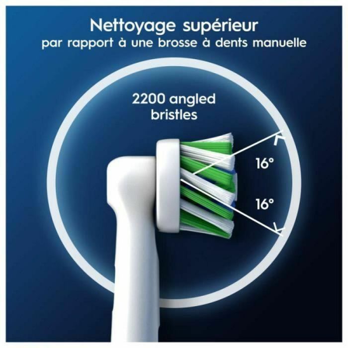 Oral-B ORA1696238494681 Cabezales de Cepillo de Dientes Pro Cross Action, pack de 3 unidades 2
